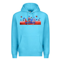 Ocean Blue love america gnome libbey cup Premium Hoodie - HRA Design Shop