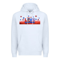 White love america gnome libbey cup Premium Hoodie - HRA Design Shop