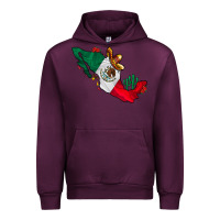 Mauve Wine mexico Urban Hoodie - CowhideDigitalArt