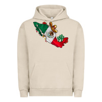 Pigment French Oak mexico Urban Hoodie - CowhideDigitalArt