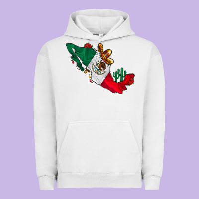 Mexico Urban Hoodie Designed By Cowhidedigitalart