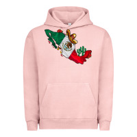 Pigment Salmon mexico Urban Hoodie - CowhideDigitalArt