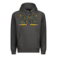 Charcoal Heather school counselor Premium Hoodie - CowhideDigitalArt