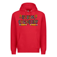 Red school counselor Premium Hoodie - CowhideDigitalArt