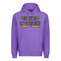 Purple school counselor Premium Hoodie - CowhideDigitalArt