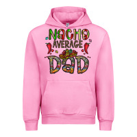 Fuchsia Pink nacho average dad Urban Hoodie - CowhideDigitalArt