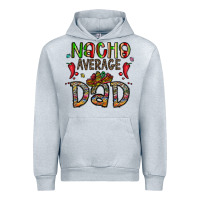 Heather Grey nacho average dad Urban Hoodie - CowhideDigitalArt