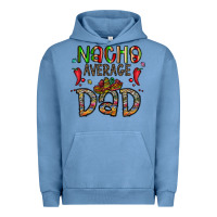 Pigment Pebble Blue nacho average dad Urban Hoodie - CowhideDigitalArt