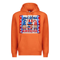 Carrot god bless America gnomes Premium Hoodie - HRA Design Shop