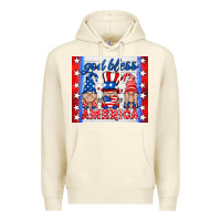 Sandshell god bless America gnomes Premium Hoodie - HRA Design Shop