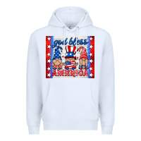 White god bless America gnomes Premium Hoodie - HRA Design Shop