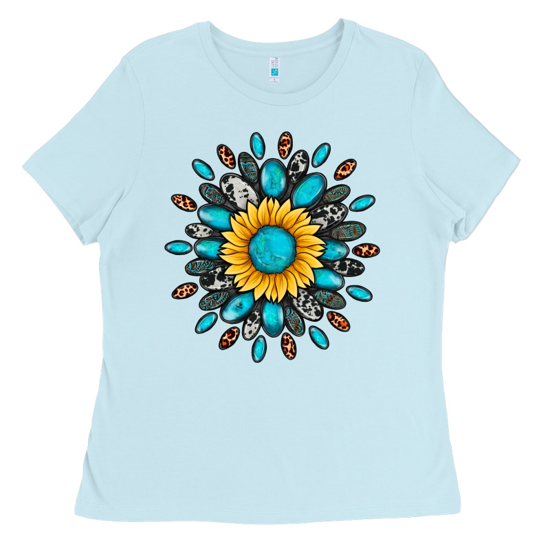 Gemstone Sunflower Ladies Tee by Artiststas | Teevron