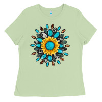 Matcha gemstone sunflower Ladies Tee - Artiststas
