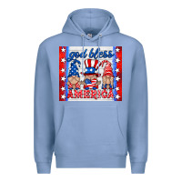 Colony Blue god bless America gnomes Premium Hoodie - HRA Design Shop