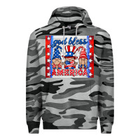 Slate Camo god bless America gnomes Premium Hoodie - HRA Design Shop