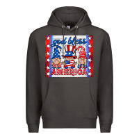 Smoke god bless America gnomes Premium Hoodie - HRA Design Shop