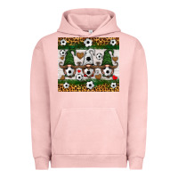 Pigment Salmon soccer gnome Urban Hoodie - HRA Design Shop
