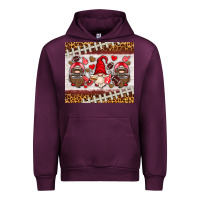 Mauve Wine American football gnome Urban Hoodie - HRA Design Shop