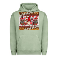 Pigment Oil Green American football gnome Urban Hoodie - HRA Design Shop