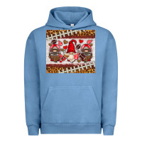 Pigment Pebble Blue American football gnome Urban Hoodie - HRA Design Shop