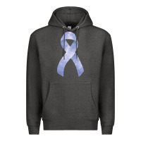 Charcoal Heather stomach cancer ribbon fa element Premium Hoodie - FaDigitalArtStudio