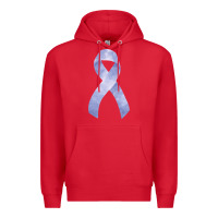 Red stomach cancer ribbon fa element Premium Hoodie - FaDigitalArtStudio