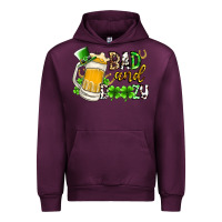 Mauve Wine bad and boozy Urban Hoodie - RacoonDesign
