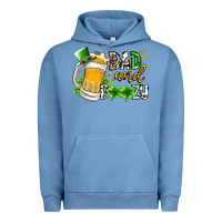 Pigment Pebble Blue bad and boozy Urban Hoodie - RacoonDesign