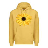 Antique Gold sunflower Premium Hoodie - FaDigitalArtStudio