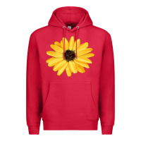 Cardinal sunflower Premium Hoodie - FaDigitalArtStudio