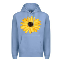 Colony Blue sunflower Premium Hoodie - FaDigitalArtStudio