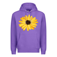 Purple sunflower Premium Hoodie - FaDigitalArtStudio