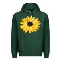 Sports Green sunflower Premium Hoodie - FaDigitalArtStudio