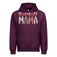 Mauve Wine baseball  mama Urban Hoodie - RacoonDesign