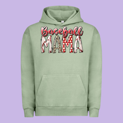 Baseball  Mama Urban Hoodie Designed By Racoondesign