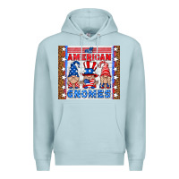 Blue Mist all american gnomes Premium Hoodie - HRA Design Shop