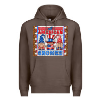 Coffee all american gnomes Premium Hoodie - HRA Design Shop