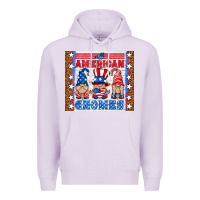 Lilac all american gnomes Premium Hoodie - HRA Design Shop