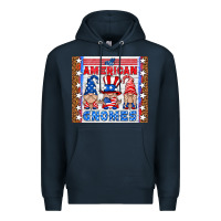 Navy all american gnomes Premium Hoodie - HRA Design Shop