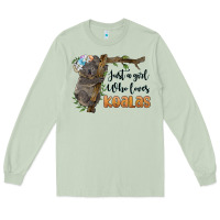Matcha just a girl who loves koalas Long Sleeve Tee - BarkalooDesign