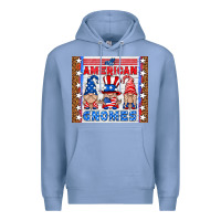 Colony Blue all american gnomes Premium Hoodie - HRA Design Shop