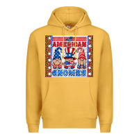 Mustard all american gnomes Premium Hoodie - HRA Design Shop