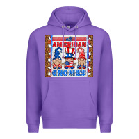 Purple all american gnomes Premium Hoodie - HRA Design Shop
