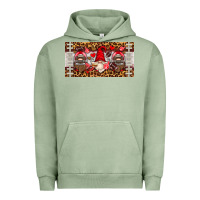 Pigment Oil Green american football gnome license plate Urban Hoodie - HRA Design Shop