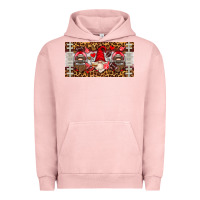 Pigment Salmon american football gnome license plate Urban Hoodie - HRA Design Shop