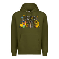 Army Green school cust dian Premium Hoodie - CowhideDigitalArt