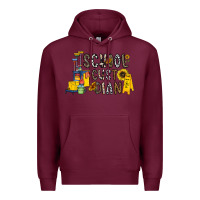Burgundy school cust dian Premium Hoodie - CowhideDigitalArt
