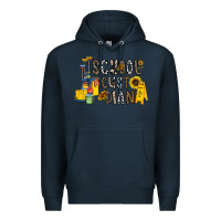 Navy school cust dian Premium Hoodie - CowhideDigitalArt