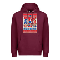 Burgundy all american gnomes air freshener Premium Hoodie - HRA Design Shop
