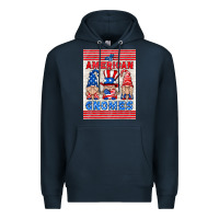 Navy all american gnomes air freshener Premium Hoodie - HRA Design Shop